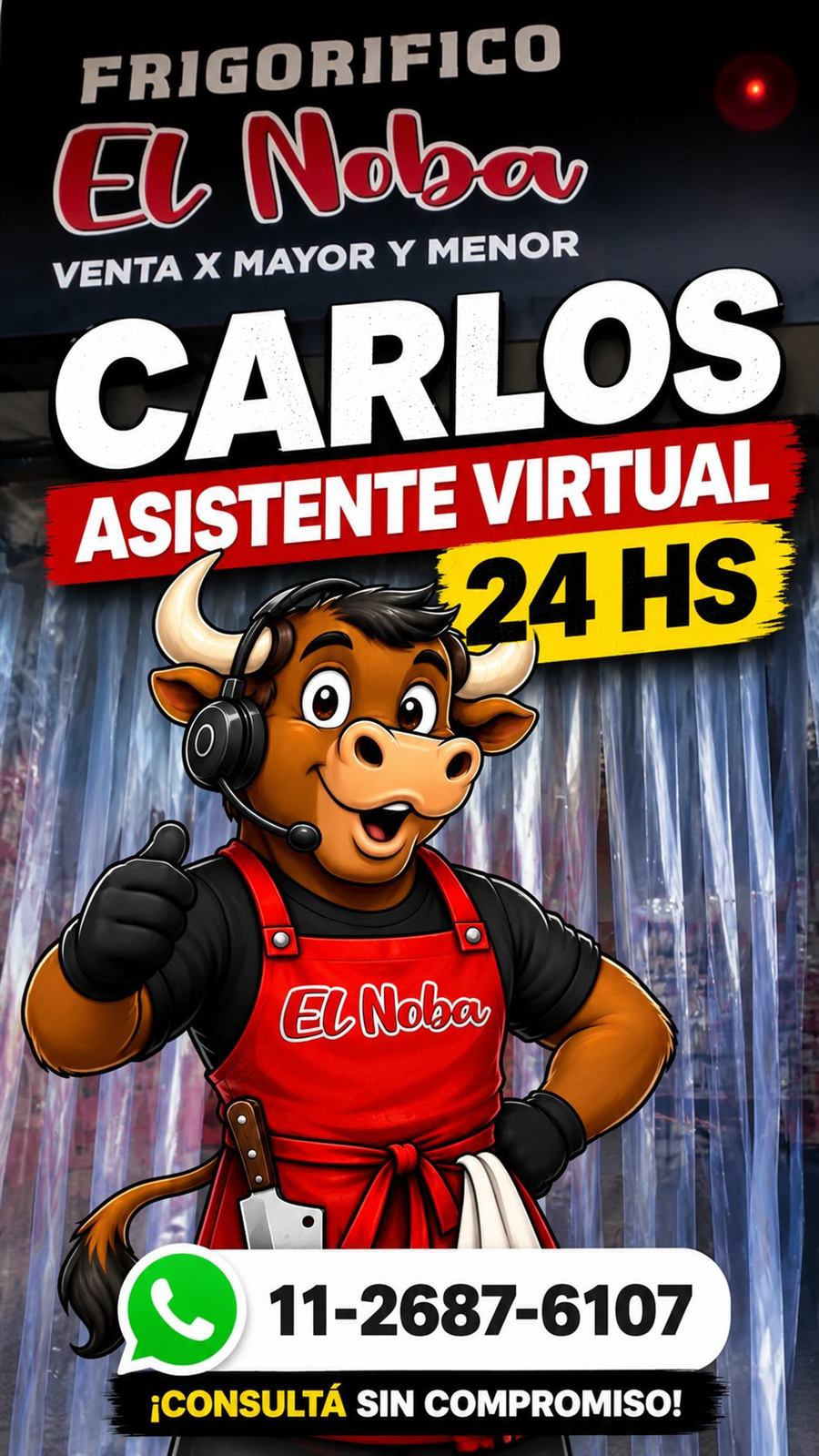 Carlos, el asistente virtual de El Noba